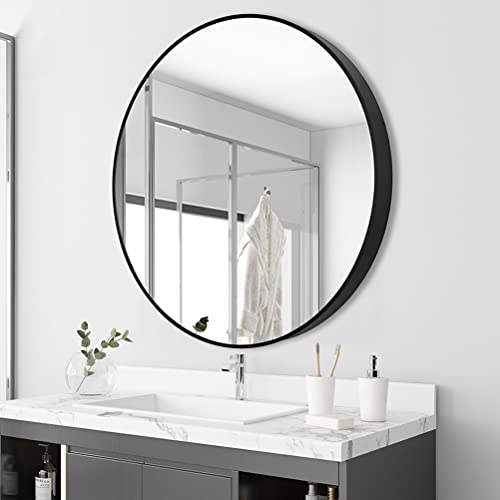 MIQU 500 x 700 mm Bathroom Mirror with Led Lights, Illuminated Makeup Wall Mounted Mirror with Touch Sensor & Demister Anti-Fog for Bath, Bedroom