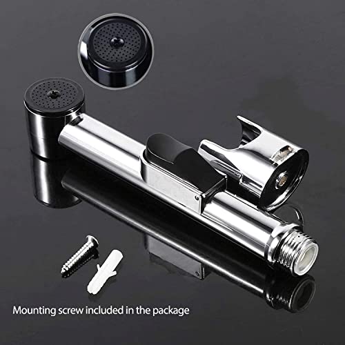 MILIWAN Handheld Bidet Sprayer Toilet Shower Spray Stainless Steel Toilet Bidet Attachment with Hose Sink Shower Head Faucet Diverter for Feminin