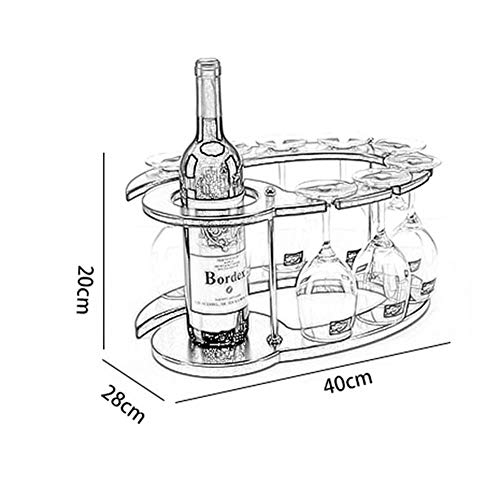 PIBM Wine Holder Wine Rack Wine Shelf Crafts Gifts Home Decorations Interior Decorations 40X28X20Cm J1122