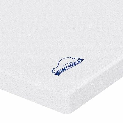 wowttrelax Dual-Layer 2 Inch Memory Foam Mattress Topper, Small Double Mattress Topper Anti-mite & Breathable Knitting Cover, Cooling Mattress To