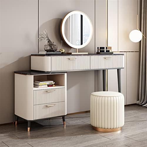 maozi Lighting Rock Slate Dresser Storage Cabinet Bedroom Furniture Scandinavian Dresser with Lighting