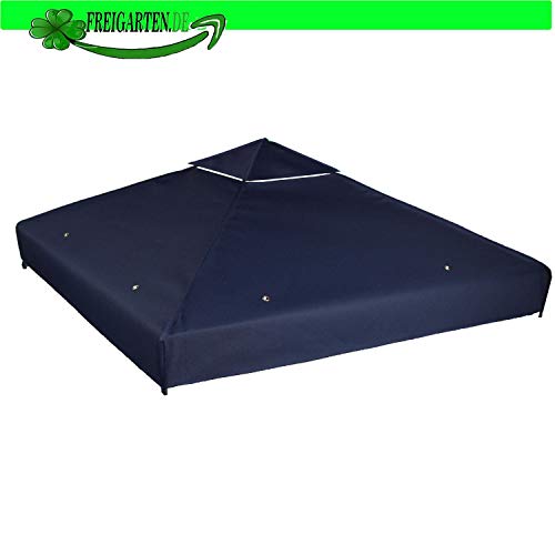 freigarten.de - Replacement Roof for Gazebo 3 x 3 m Waterproof Panama PVC Soft 370 g/m² Extra Strong Model 1