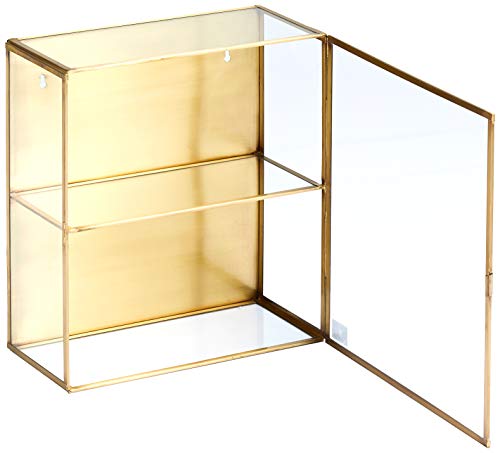 House Doctor Cabinet Glass, Brass, 35 x 15 cm