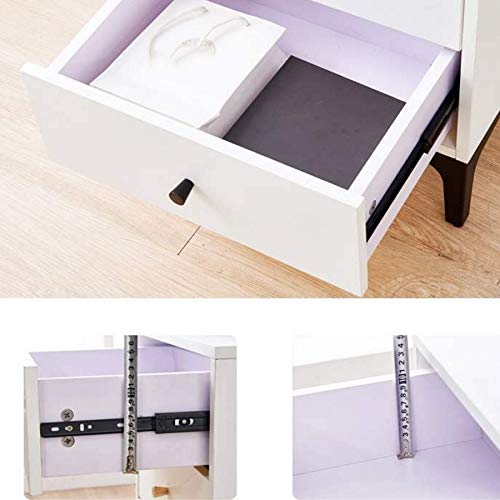 maozi Bedside Table Bedside Table, Mini Small Family Bedside Iron Simple White Locker