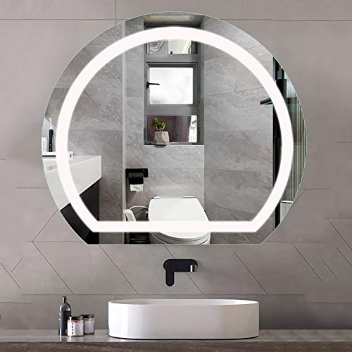 Dimmable LED Bathroom Light Mirrors Wall-Mounted Anti-Fog+Touch Switch+IP44 Waterproof +CRI>90+UL Listed, Suitable for Home, Bathroom, Hotel