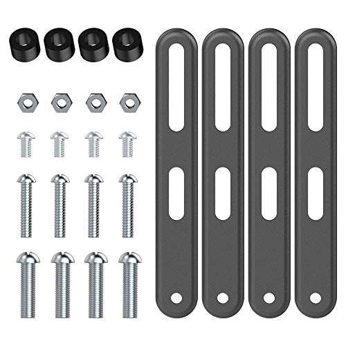 Invision VESA Adapter Kit for TV Wall Mounted Brackets Ultra Slim Design Fits on to any 200x200mm Existing TV Bracket to Achieve a Wide Arrangeme