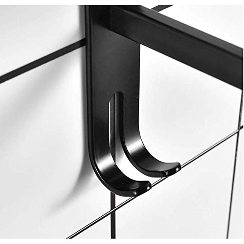 RSOCHS Stainless Steel Towel Rack - Bathroom Towel Rack Towel Space Aluminum (40cm,50cm,60cm) (Size : 50cm)