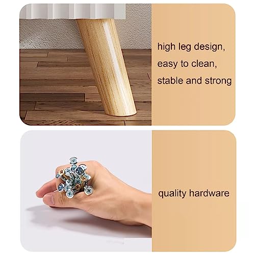 HAWEWE Vanity Set With Round Lighted Mirror Makeup Vanity Dressing Table With 4 Drawers Vanity Desk For Bedroom Living Room