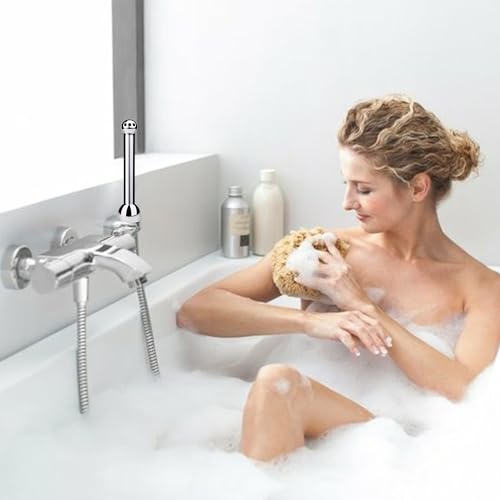 Shower Douche Nozzle Shower Cleaning System Bathing Shower Head Attachments Set with 3 Holes Both for Men and Women 1 Shower Heads + Velvet Carry