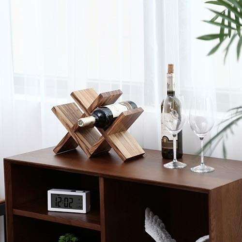 NEOCHY Lattice Wine Storage Holder Decorative Bottle Rest Wine Rack Bar Accessories Ornament Handicraftnishing