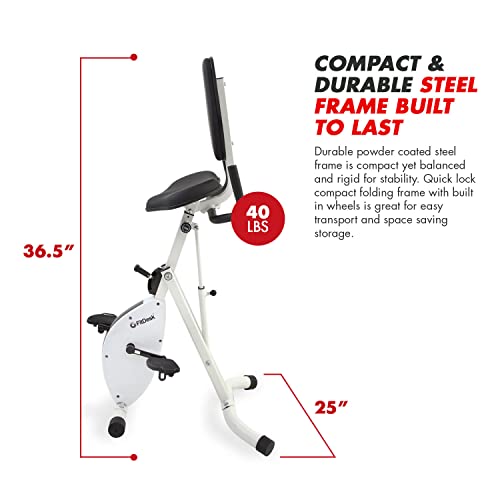 FitDesk Bike Desk 3.0 - Folding Stationary Exercise Bicycle Desk