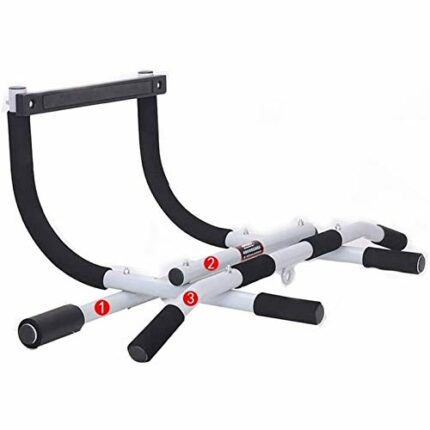 ZXNRTU Strength Training Pull-Up Bars Strength Training Dip Stands Wall-Mounted Steel Beam with Non-Slip Cotton Handle, Multi-Function Indoor Fit