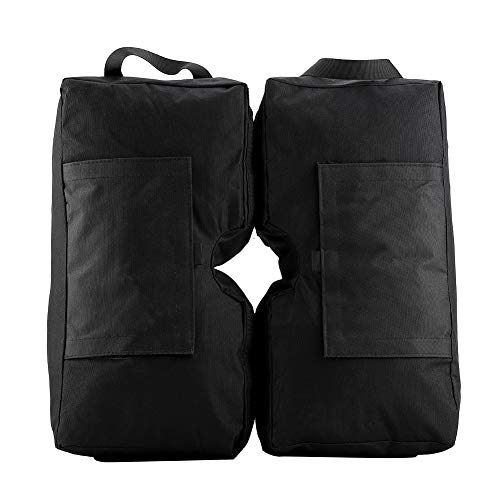 Garosa 2 Pieces Detachable Square Umbrella Base Weight For Any Offset Cantilever Outdoor Patio Umbrella Stand Replace Ugly Sand Bag