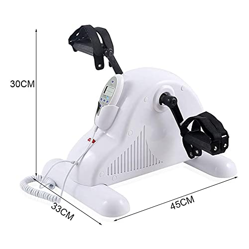 LUNEZY Bicycle Fitness Electric Mini Exercise Bike, Electric Rehabilitation Machine Home Leg Trainer Stroke Hemiplegia Rehabilitation Biking (Ele