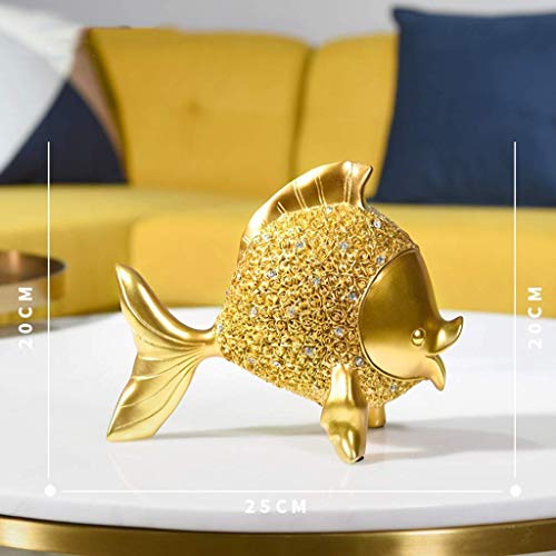 n/a Sculpture decoration- Resin Crafts Goldfish Ornaments Hotel Bedroom Living Room Decorations Furnishings Wine Cabinet Partition Ornaments