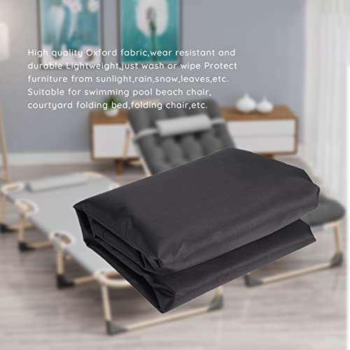 Folding Bed Storage Cover, Universal Rollaway Bed Cover, Universal Storage Cover, 85×33×107cm, 33.5in×13in×42in, for Swimming Pool Beach Chair, C