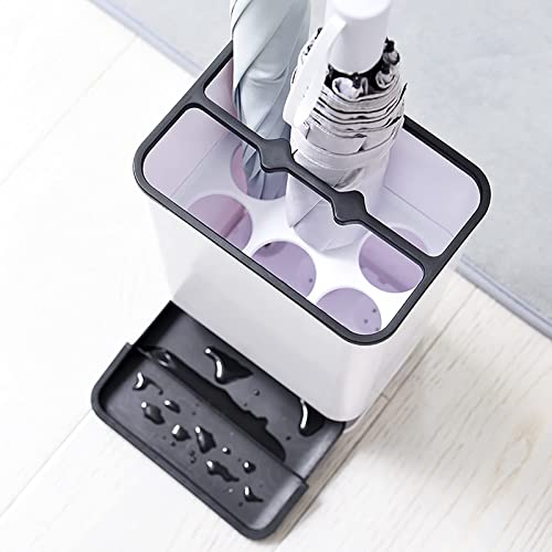 SEYFI Umbrella Stands Rack, Entryway Freestanding Umbrella Holder, Indoor Outdoor Umbrella Holder with Drip Tray, for Long/Short Umbrella Suitabl