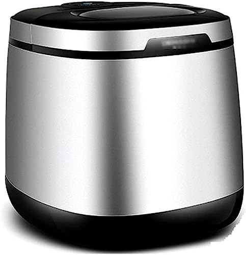 Shykey countertop ice machine Stainless Steel Countertop Ice Maker, 55 lbs. Ice in 24 Hours, 9 Bullet Cubes in 6 Mins Countertop Ice Machine for