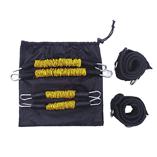 CZDYUF Fitness Thigh Resistance Band Sets Total 120 LB Football Speed and Strength Training Equipment for Leg Butt Squat Workout