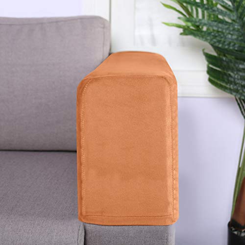 LIOOBO 2Pcs Couch Sofa Armrest Covers Stretch Sofa Slipcover Furniture Protector Armchair Armrest Protective Cover Sleeve for Recliner Sofa Beige