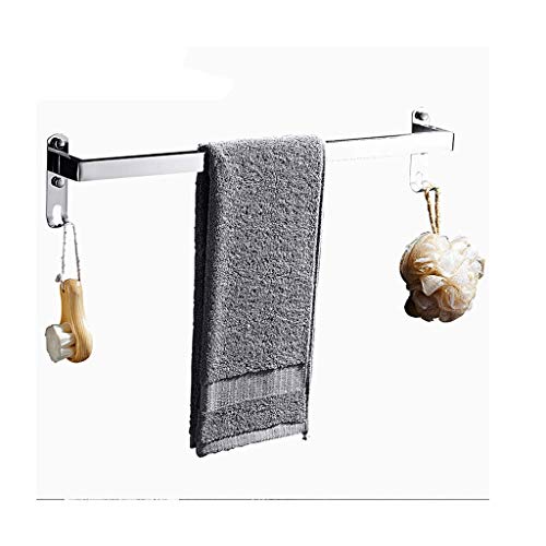 N/A Towel Rack - Stainless Steel Towel Rail, Punch-free Towel Rack, Single Rod, Size 30x13x7 Cm