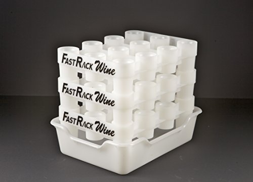 FastRack Bottle Drying Rack - Bottle Drying Tree alternative; Dry & Store your Wine or Bomber/Belgian Bottles; Perfect addition to your Wine Ferm