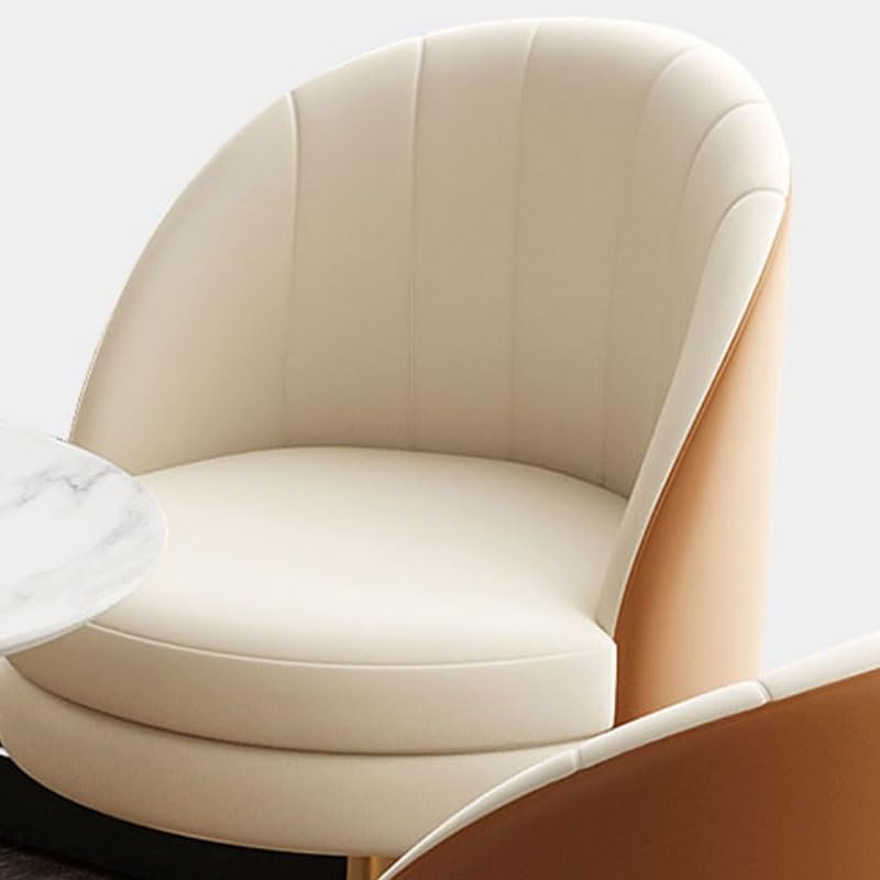 LUKEO Dinning Chair Table Back Arm Lounge Dining Chair Bedroom Kitchen Relax Interior Decoration