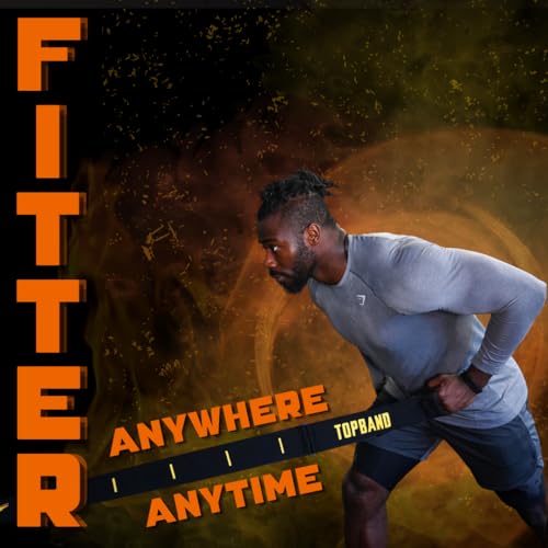 TOPBAND PRO - Adjustable Resistance Training Band. 250lbs Resistance Power. Home Gym. Attachabe & Wearable. Thousands of excercise possibilities.