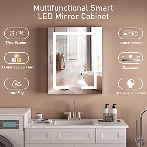 LOVMOR Cabinet, Aluminum Glass, White, 2430 INCH-1