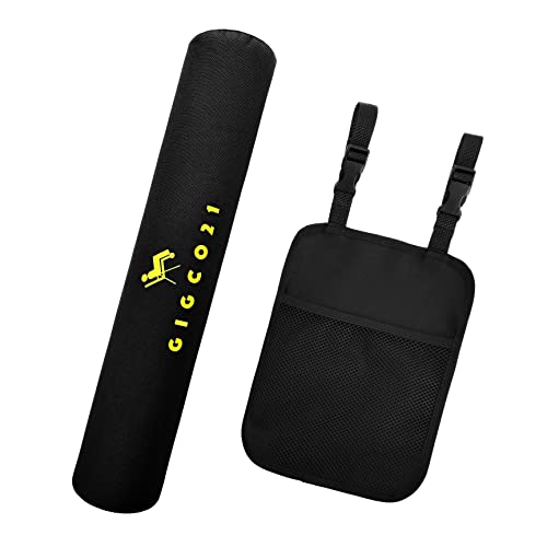 Gigco21 Zero Gravity Footrest Cushion 3" x 16", Indoor/Outdoor, Waterproof/Slip Proof - with Chair Side Bag