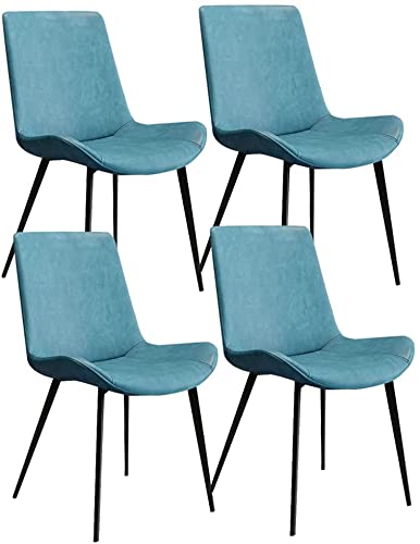 dining chair Office Reception Chairs Business Dining Chairs Set Kitchen Dining Chairs Set of 4, Kitchen Chairs with PU Cushion Seat Back, Modern