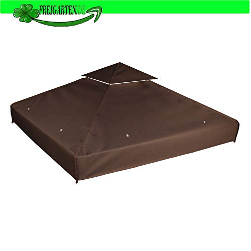 freigarten.de - Replacement Roof for Gazebo 3 x 3 m Waterproof Panama PVC Soft 370 g/m² Extra Strong Model 1