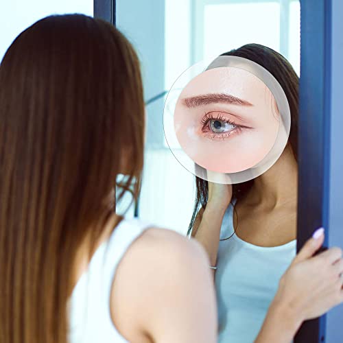 MIYADIVA Magnifying Mirror, 30X Magnifying Mirror Suction Cup for Easy Mounting, Use for Magnifying Makeup Mirror, 30X Travel Magnifying Mirror S
