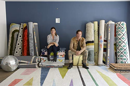 Novogratz by Momeni Rugs Doormat, Synthetic, Multi Color, 1 ft 4 in x 2 ft 6 in