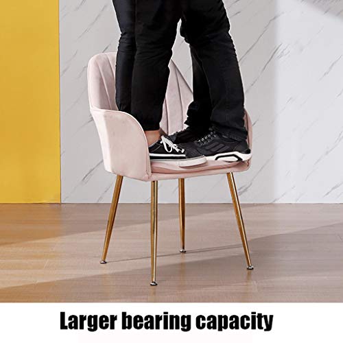 Kitchen Dining Room Furniture Chairs Velvet Dining Chair Living Room Armchair With Metal Legs Velvet Seat And Backrests for Living Room Bedroom K