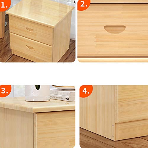 JYDQM All Solid Wood Bedside Cabinet Minimalist Small Cabinet, Simple Shelf Household Mini Locker Bedroom Locker