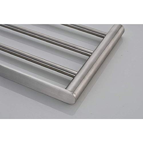 N/A Stainless Steel Towel Rack- Towel Bar, Towel Holder with Rod Wall Mount Bathroom Shelf Rack Contemporary Style