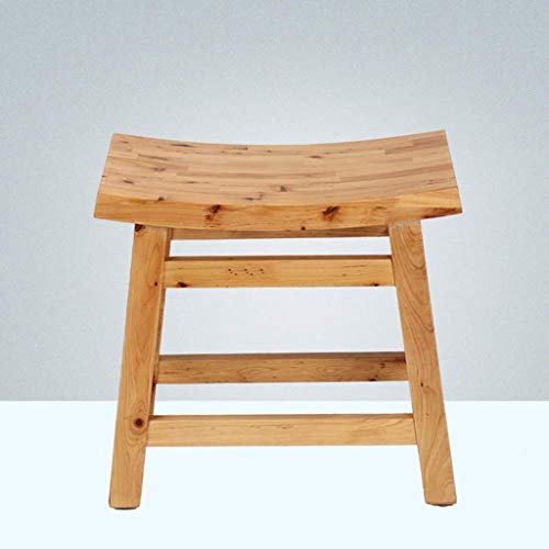 LUKEO Solid Wood Small- Home Stool, Solid Wood Small Stool, Small Square Stool, Small Wooden Stool, Shoe Stool, Coffee Table Stool Multifunction