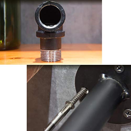 KEppd Wall-Mounted Wine Rack – for Wine Bottles & Stemware Glasses - Elegant Wood Storage for Kitchen, Dining Room, Bar, Wine Cellar Wall Mounted