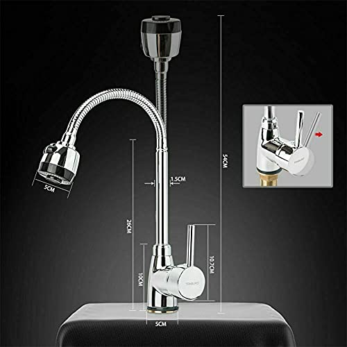 Kitchen Faucet 360° Chrome Kitchen Mono Sink Tap Kitchen Brass Modern Mixer Twin Single Lever Swivel