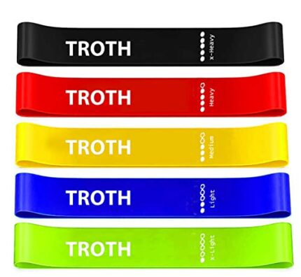 TROTH Resistance Bands Set - Resistance Band Women, Booty Exercise Band, Resistance Bands Set Men, Home Gym Strength Training Equipment, Fitness