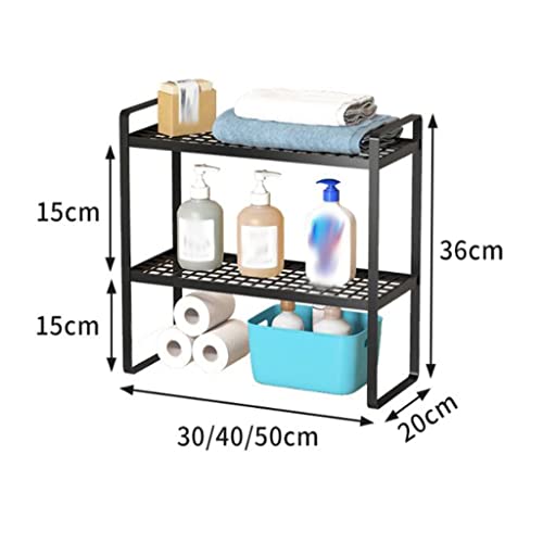 DLOETT Under The Sink Shelf Bathroom Cabinet Cabinet Layered Shelf Bathroom Kitchen Sink Under The Sink