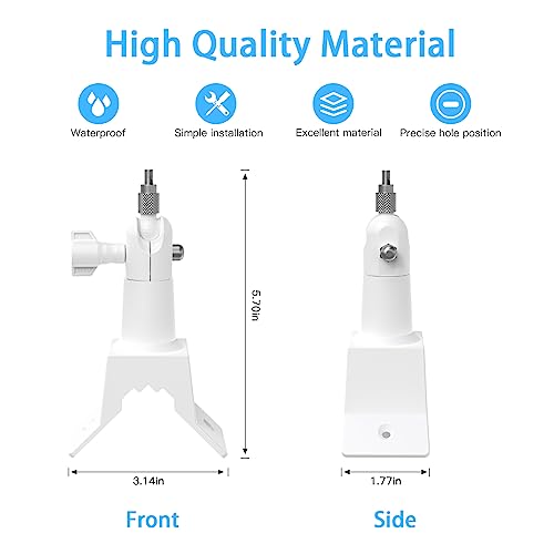 HOLACA Camera Wall Mount Holder Stand Bracket Compatible with TP-Link Tapo C200/ C210/ TP-Link Tapo Pan/Tilt WLAN IP Camera Surveillance Camera,