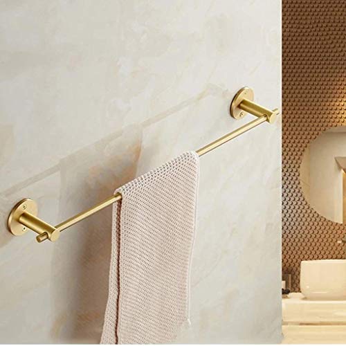 LIUZH Golden Stainless Steel Towel Rack Towel Rack Bathroom Rack Bathroom Copper Hardware Pendant
