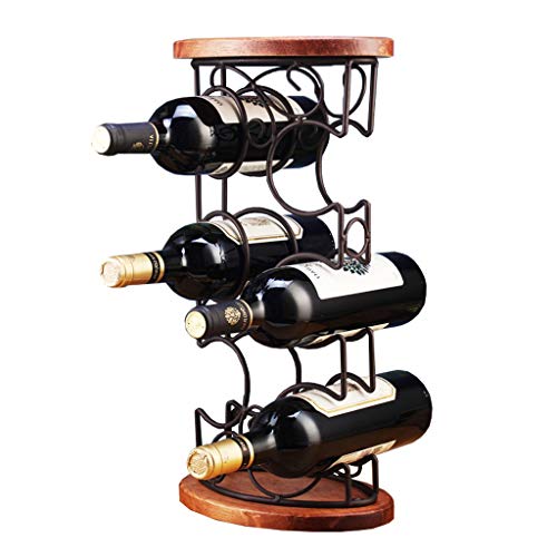 NEOCHY Wine Rack Pure Display Stand, Multiple Bottle Rack, Multi-Layer Easy to Install, Suitable for Bar Counter
