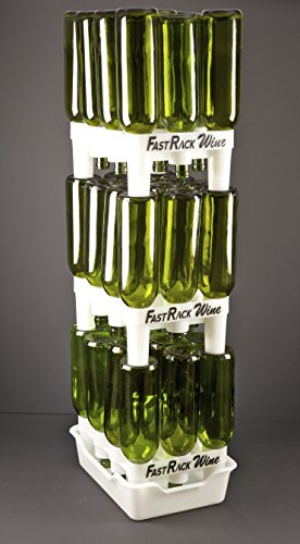 FastRack Bottle Drying Rack - Bottle Drying Tree alternative; Dry & Store your Wine or Bomber/Belgian Bottles; Perfect addition to your Wine Ferm