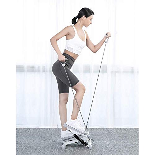 N/A Mini Stepper Stair Stepper Exercise Equipment with Resistance Bands and Twisting Action