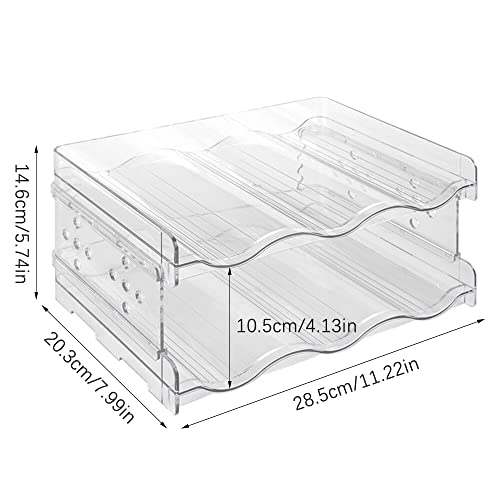 FYting Bottle Drying Rack Bottle Storage,Wine Racks Free Standing,Water Bottle Organiser,Transparent Can Holder for Sippy Cup Bubble Tea Straw Bo
