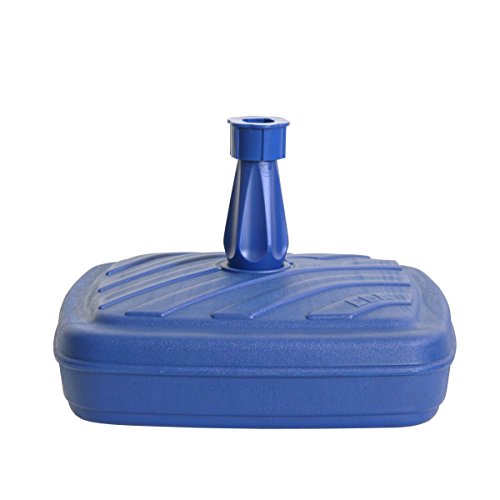 greemotion Fillable Umbrella Base - Plastic Umbrella Stand can be filled with approx. 20 l of Water or Sand - Parasol Base for Terrace, Balcony a