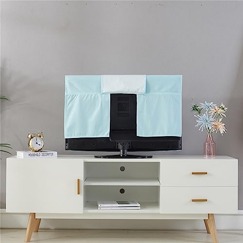 Qvo Universal 22-80in TV Protection Cover,TV Screen Protector European Artwork Dustproof TV Dust Cover For LCD LED Plasma Hanging TV(Size:30/32in
